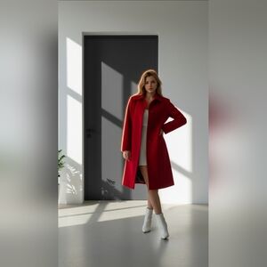 London Fog Classic Red Trench Coat